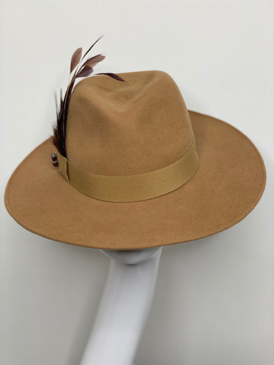 Light brown  Fedora